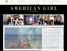 Tablet Screenshot of americangirlinchelsea.com